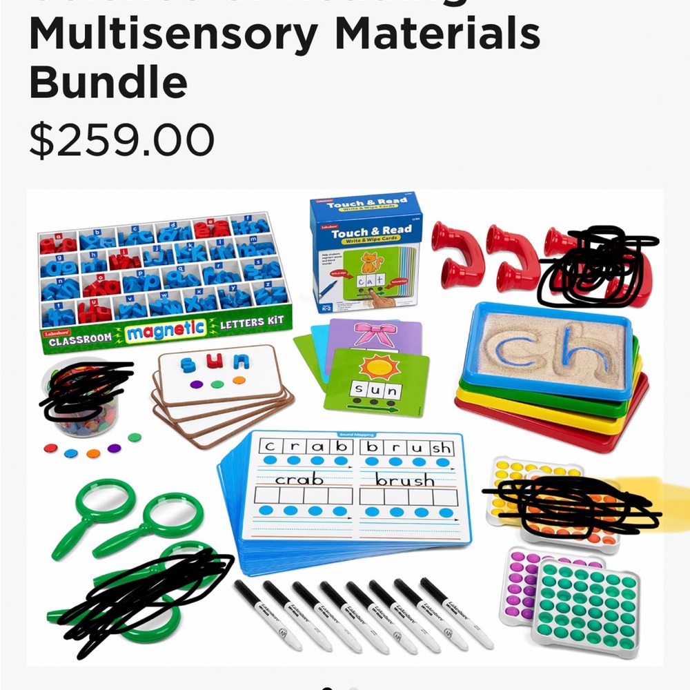 Touch & Read Magnetic Letters Learning Kit